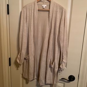 100% linen lightweight cardigan